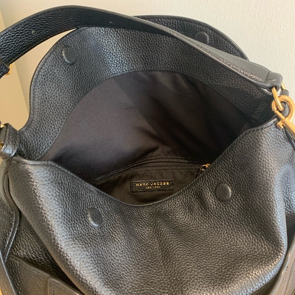 Marc Jacobs black leather shoulder / crossbody bag - Picture 3 of 11